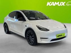 Vit Begagnad 2022 Tesla Model Y Performance SUV | 479 800 kr (Lite dyr)