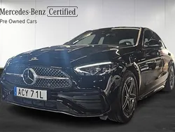 Svart Begagnad 2023 Mercedes C300e Advanced Sedan | 489 900 kr (Marknadspris)