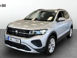 Silver (reflex silver metallic) Begagnad 2024 VW T-Cross Life SUV | 249 900 kr (Lite dyr)