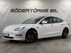 Vit Begagnad 2021 Tesla Model 3 Long Range AWD Sedan | 259 900 kr (Bra pris)