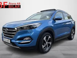 Ljusblå (blå) Begagnad 2015 Hyundai Tucson Premium SUV | 189 500 kr (Lite dyr)
