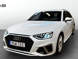 Glaciärvit metallic Begagnad 2023 Audi A4 S-Line Kombi | 359 000 kr (Bra pris)