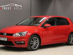 Röd Begagnad 2015 VW Golf VII R-line Halvkombi | 124 900 kr (Lite dyr)