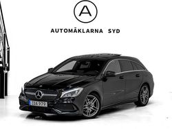 Svart Begagnad 2018 Mercedes CLA220 Shooting Brake AMG Kombi | 189 900 kr (Marknadspris)