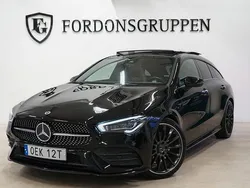 Svart Begagnad 2021 Mercedes CLA250e Shooting Brake Premium Plus Kombi | 324 800 kr (Dyr)