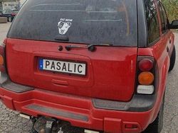 Röd Begagnad 2002 Chevrolet TrailBlazer SUV | 30 000 kr