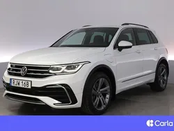 Vit Begagnad 2022 VW Tiguan R-line SUV | 369 900 kr (Marknadspris)