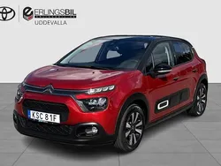 Röd Begagnad 2020 Citroën C3 PureTech Halvkombi | 119 000 kr (Marknadspris)