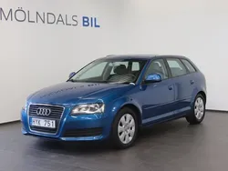 Blå Begagnad 2008 Audi A3 Sportback Attraction Halvkombi | 44 900 kr (Marknadspris)