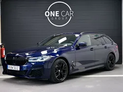 Blå Begagnad 2021 BMW 520 M Sport Kombi | 438 700 kr (Dyr)