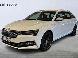 Vit Begagnad 2021 Skoda Superb LAURIN & KLEMENT Kombi | 309 900 kr (Lite dyr)