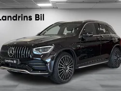Svart (obsidiansvart metallic) Begagnad 2019 Mercedes GLC43 AMG Premium Plus SUV | 569 000 kr (Bra pris)