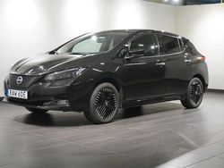 Svart Begagnad 2023 Nissan Leaf 360º Halvkombi | 249 800 kr (Marknadspris)