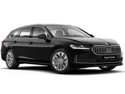 Svart (ebony black metallic) Ny 2025 Skoda Superb LAURIN & KLEMENT Kombi | 613 100 kr (Dyr)