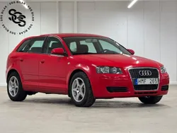 Röd Begagnad 2008 Audi A3 Sportback Attraction Halvkombi | 69 900 kr (Marknadspris)