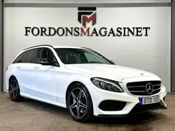 Vit Begagnad 2018 Mercedes C300 AMG line Kombi | 218 900 kr (Lite dyr)