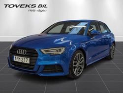 Blå Begagnad 2018 Audi A3 Sportback S-Line Halvkombi | 224 800 kr (Dyr)