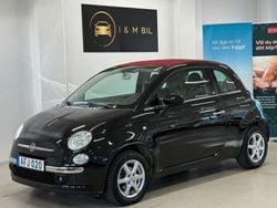 Svart Begagnad 2015 Fiat 500C Cab | 129 900 kr (Marknadspris)
