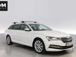 Vit Begagnad 2021 Skoda Superb Business Line Kombi | 248 800 kr (Bra pris)