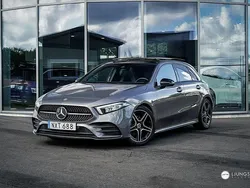 Mörkgrå Begagnad 2018 Mercedes A200 AMG Kombi | 249 900 kr (Dyr)