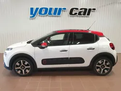 Vit (vit/röd) Begagnad 2017 Citroën C3 Halvkombi | 109 000 kr (Dyr)