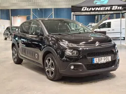 Svart Begagnad 2020 Citroën C3 Halvkombi | 99 900 kr (Marknadspris)