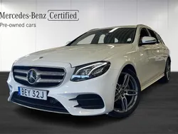 Vit (white) Begagnad 2019 Mercedes E200 AMG line Kombi | 309 900 kr (Marknadspris)
