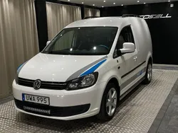 Vit Begagnad 2015 VW Caddy Minibuss | 139 900 kr (Dyr)