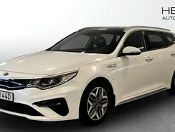 Vit (white) Begagnad 2019 Kia Optima Hybrid 2 Sedan | 199 900 kr (Marknadspris)