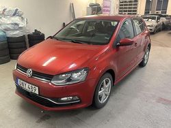 Röd Begagnad 2016 VW Polo Halvkombi | 89 995 kr (Marknadspris)