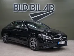 Svart Begagnad 2018 Mercedes CLA220 Sedan | 259 900 kr