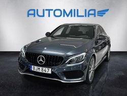 Grå Begagnad 2016 Mercedes C220 AMG line Sedan | 199 900 kr (Bra pris)