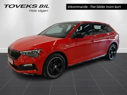 Röd Begagnad 2021 Skoda Scala Monte Carlo Halvkombi | 229 000 kr (Lite dyr)