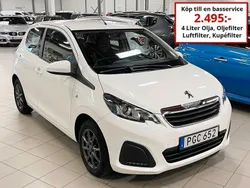 Vit Begagnad 2017 Peugeot 108 Halvkombi | 69 000 kr (Bra pris)