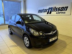 Svart Begagnad 2016 Opel Karl Halvkombi | 69 500 kr