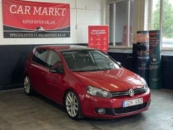Röd Begagnad 2009 VW Golf VI R-line Halvkombi | 49 900 kr (Marknadspris)