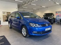 Blå Begagnad 2018 VW Sharan Minibuss | 169 900 kr (Bra pris)