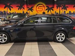 Svart Begagnad 2008 BMW 520 Kombi | 69 800 kr (Marknadspris)