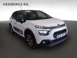 Vit Begagnad 2024 Citroën C3 PureTech Halvkombi | 194 900 kr (Marknadspris)
