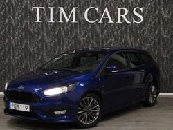 Blå Begagnad 2017 Ford Focus ST-Line Kombi | 89 999 kr (Marknadspris)
