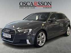 Grå Begagnad 2018 Audi A3 Sportback Sport Halvkombi | 164 900 kr (Marknadspris)
