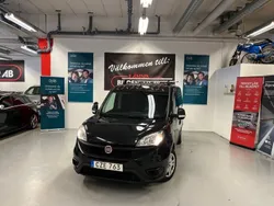 Svart Begagnad 2015 Fiat Doblò Minibuss | 59 900 kr (Marknadspris)