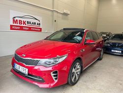 Röd Begagnad 2017 Kia Optima GT-Line Kombi | 119 900 kr (Marknadspris)