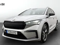 Silver Begagnad 2023 Skoda Enyaq iV SportLine SUV | 399 000 kr (Marknadspris)