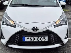 Vit Begagnad 2017 Toyota Yaris Active Halvkombi | 125 000 kr (Bra pris)