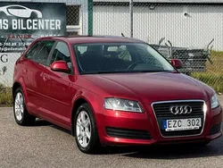 Röd Begagnad 2010 Audi A3 Sportback Attraction Halvkombi | 64 900 kr (Marknadspris)