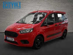 Röd Begagnad 2019 Ford Tourneo Courier Minibuss | 124 900 kr