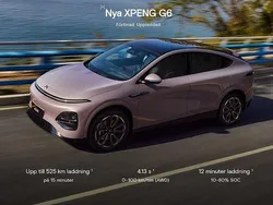Ny 2025 XPENG G6 RWD Long Range SUV | 579 900 kr