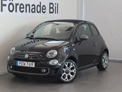 Svart Begagnad 2017 Fiat 500 Cab | 129 000 kr (Lite dyr)