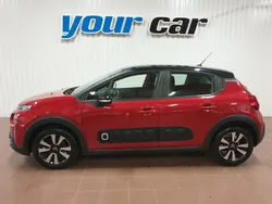 Röd (rödmetallic/svart) Begagnad 2018 Citroën C3 Halvkombi | 89 000 kr (Marknadspris)